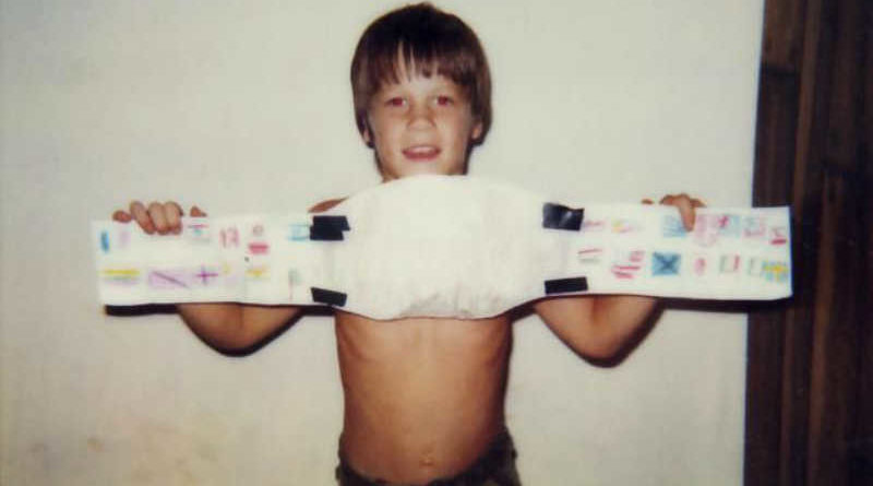 Image result for kid with homemade wrestling belt
